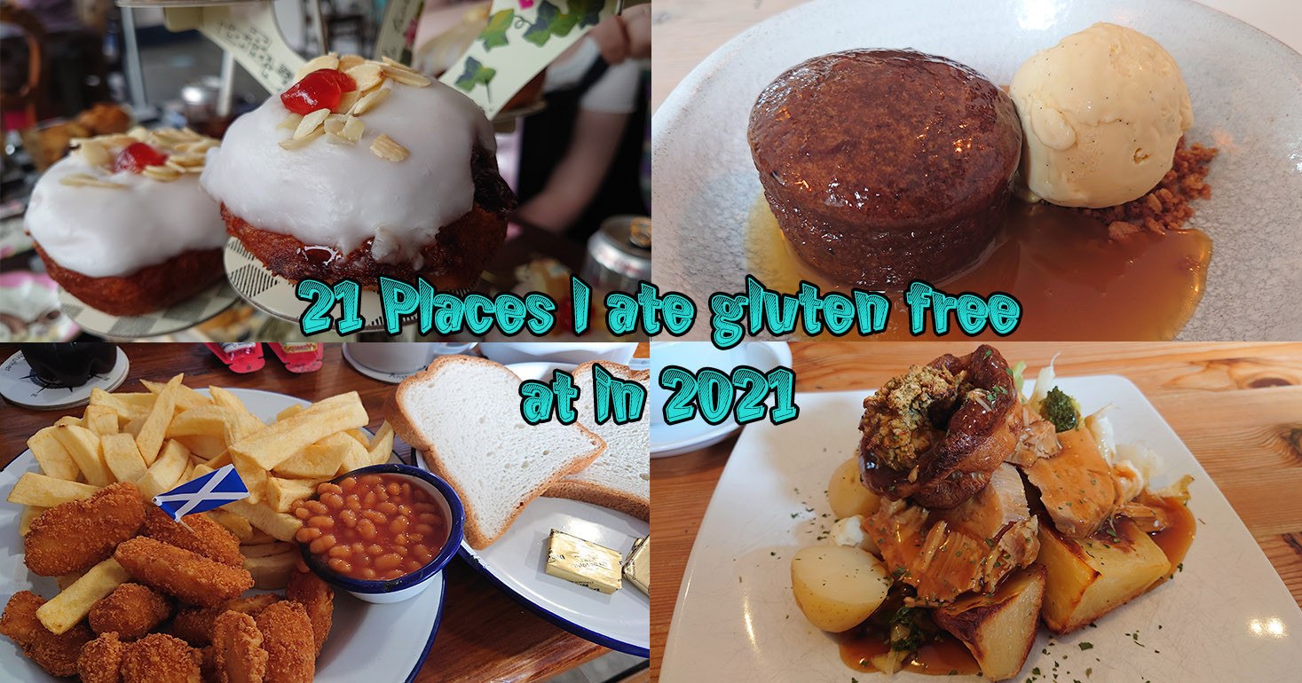 21 Places I ate at gluten free in 2021