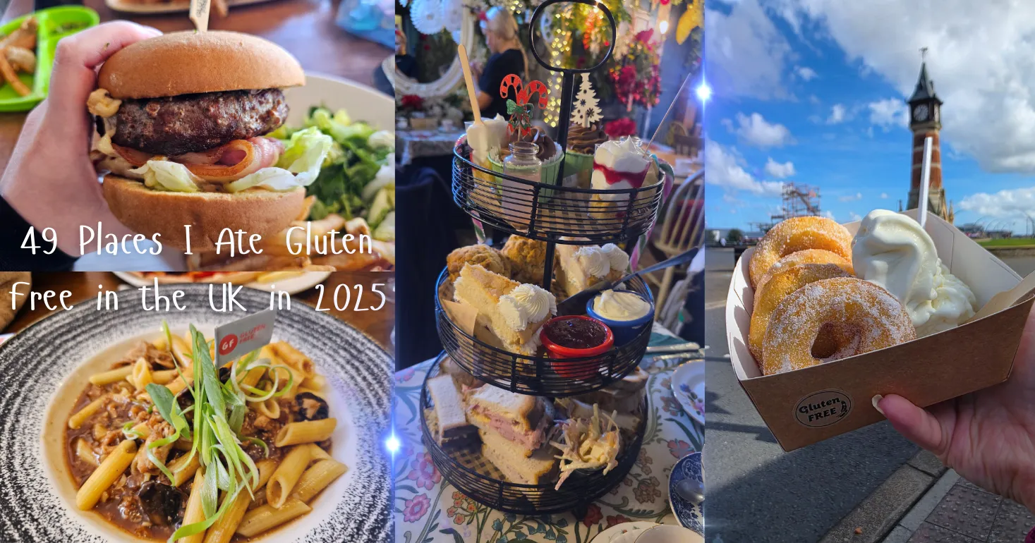 49 Places I Ate Gluten Free in the UK in 2025