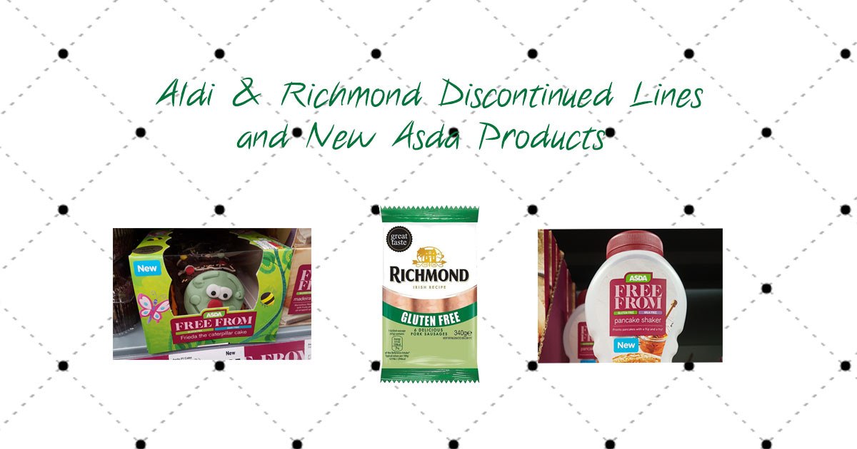 Aldi and Richmond Discontinued Lines and New Asda Products