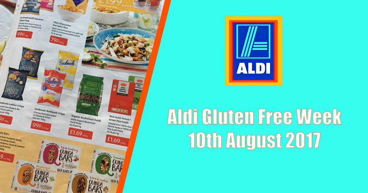 Aldi Gluten Free Week 10th August 2017