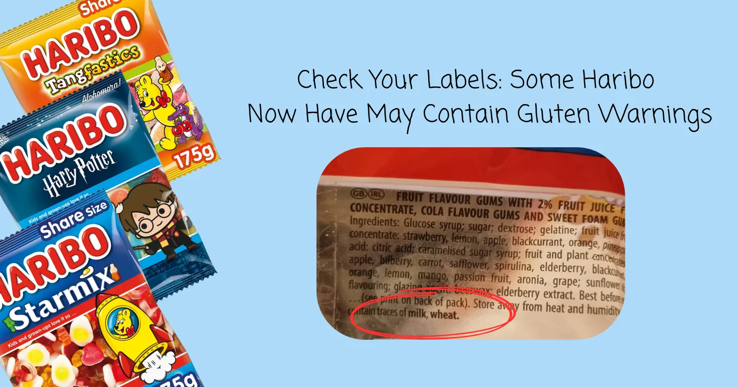 Check Your Labels: Some Haribo Now Have May Contain Gluten/Wheat Warnings