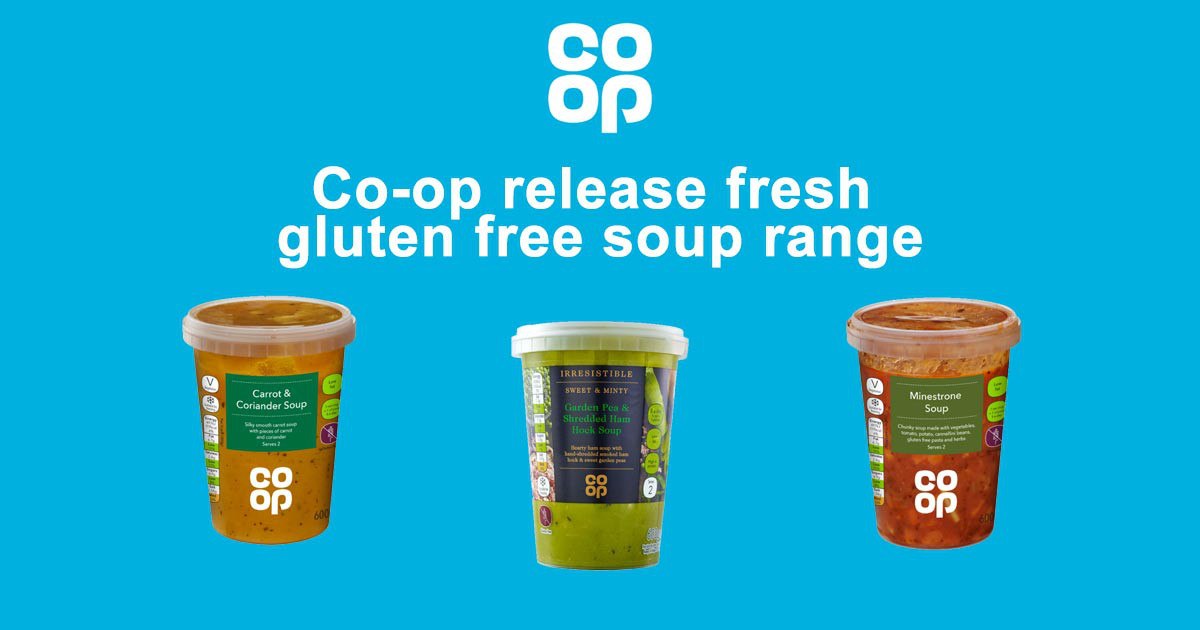 Co-op Release Fresh Gluten Free Soup Range