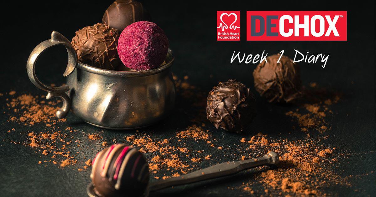 Dechox for BHF: Coeliac Chocoholics Diary Week 1