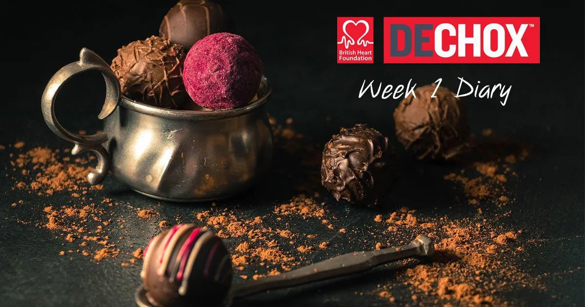 Dechox for BHF: Coeliac Chocoholics Diary Week 1