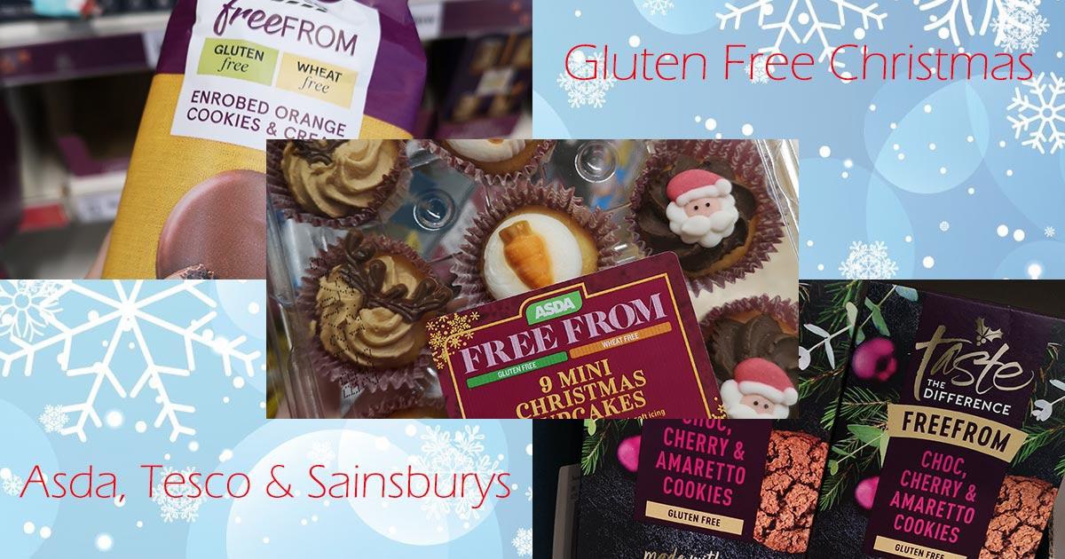 Gluten Free Christmas at Asda, Tesco and Sainbsurys