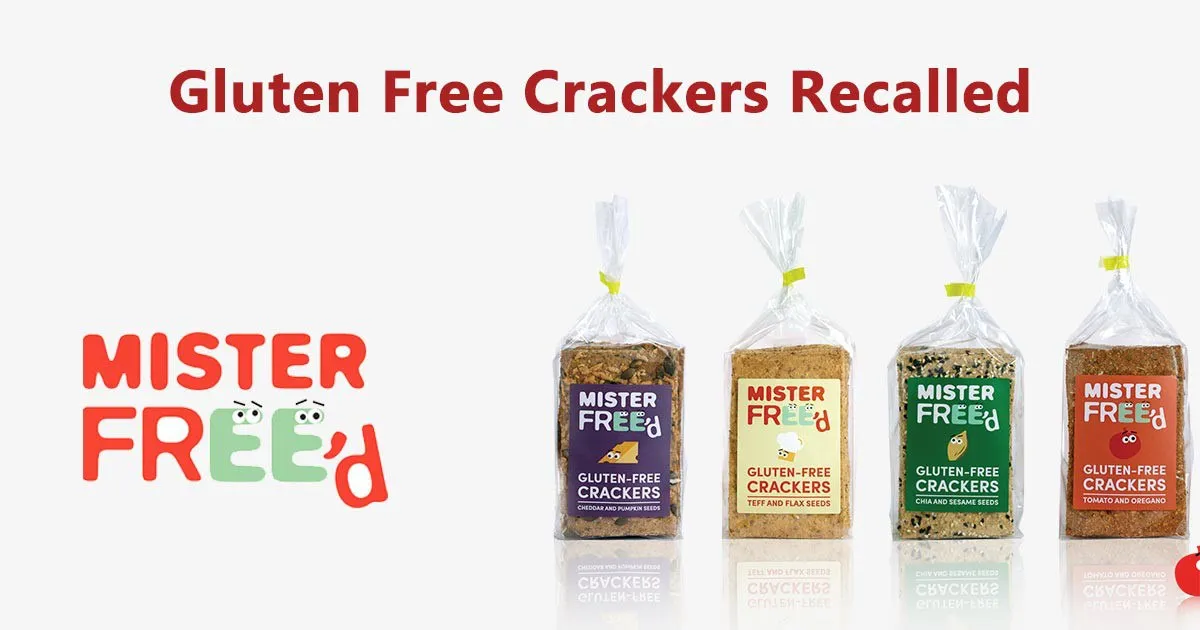 Gluten Free Crackers Recalled