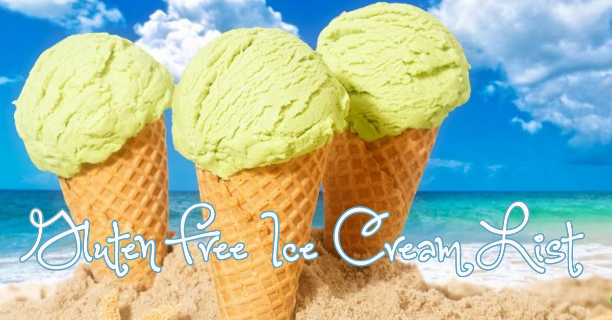 Gluten Free Ice Cream List