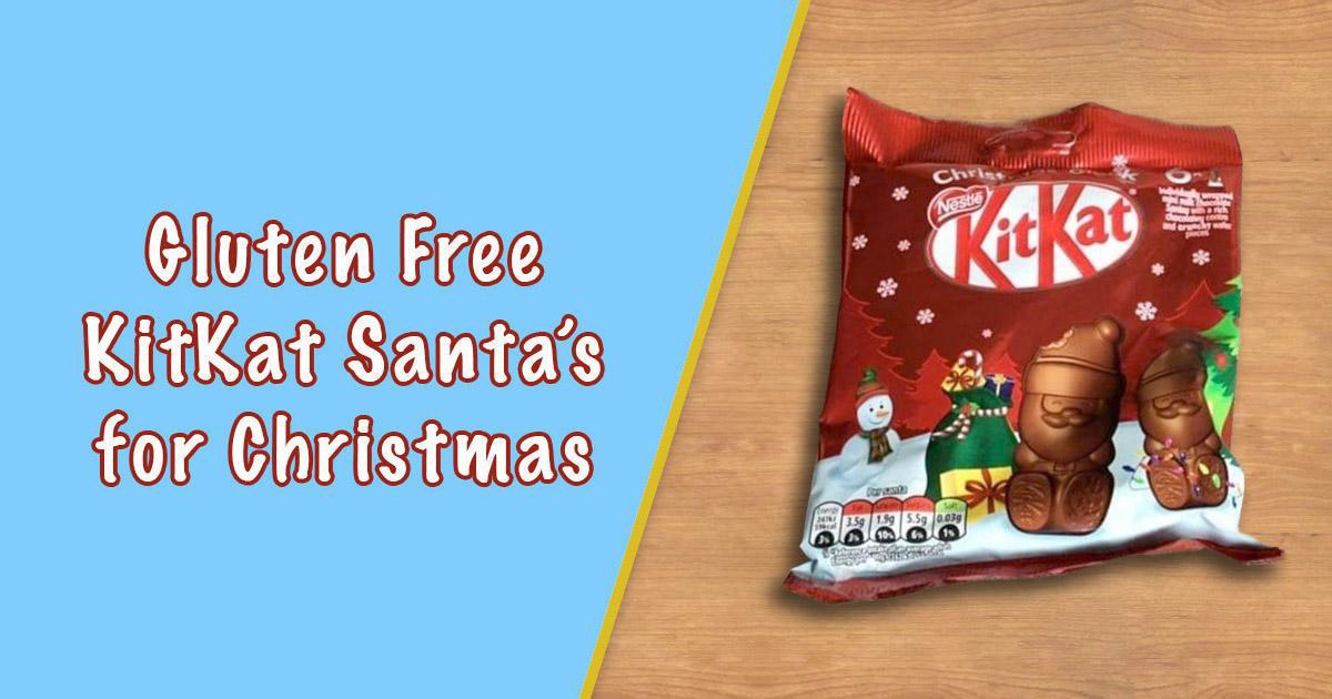 Gluten Free KitKat Santa's for Christmas