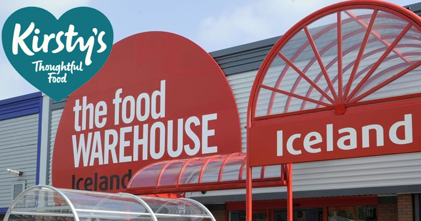 Kirsty's Gluten Free in 50 Iceland Food Warehouse Stores
