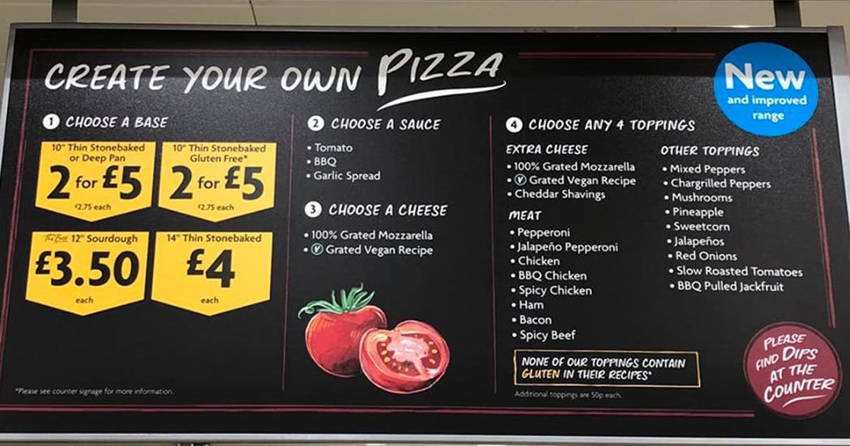 Morrison Create Your Own Gluten Free Pizza - Avoid or Enjoy?