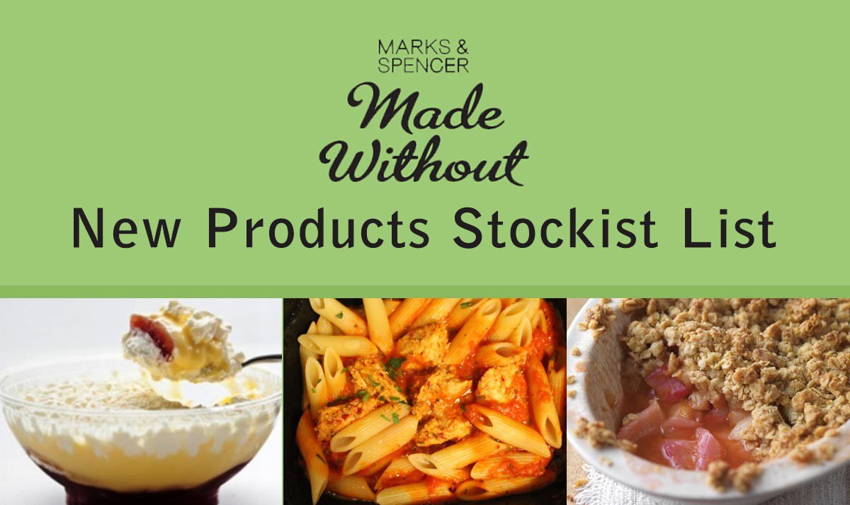 New Marks &amp; Spencers Made Without Products Store List