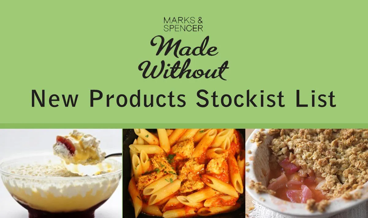 New Marks &amp; Spencers Made Without Products Store List