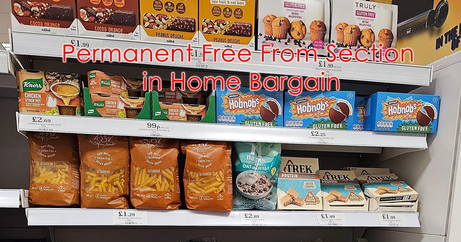 Permanent Free From Range in Home Bargains
