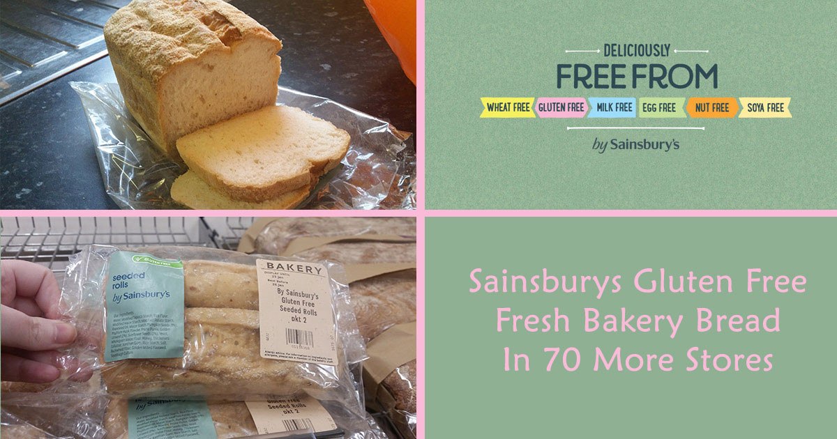 Sainsbury's Gluten Free Fresh Bakery Bread in 70 More Stores