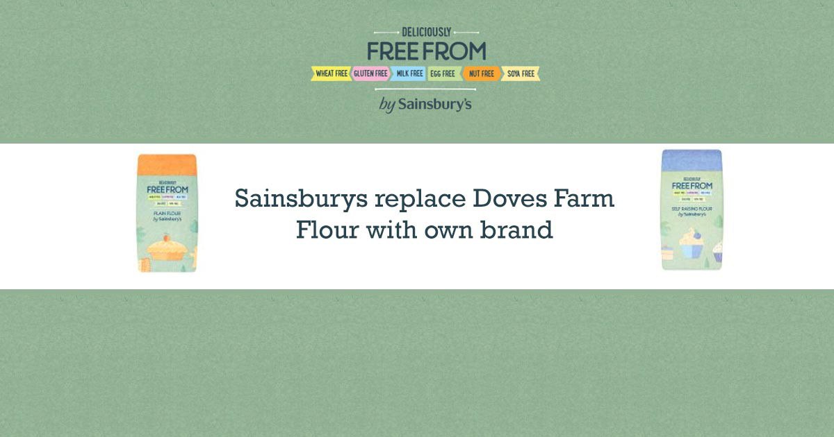 Sainsbury's Replace Doves Farm Flour With Own Brand