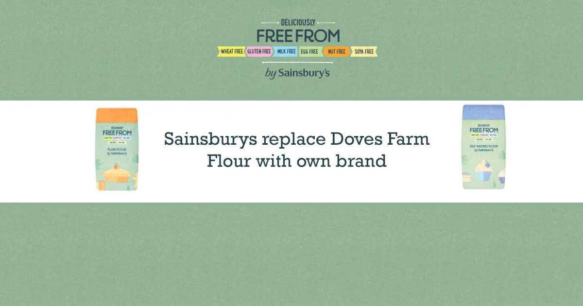 Sainsbury's Replace Doves Farm Flour With Own Brand