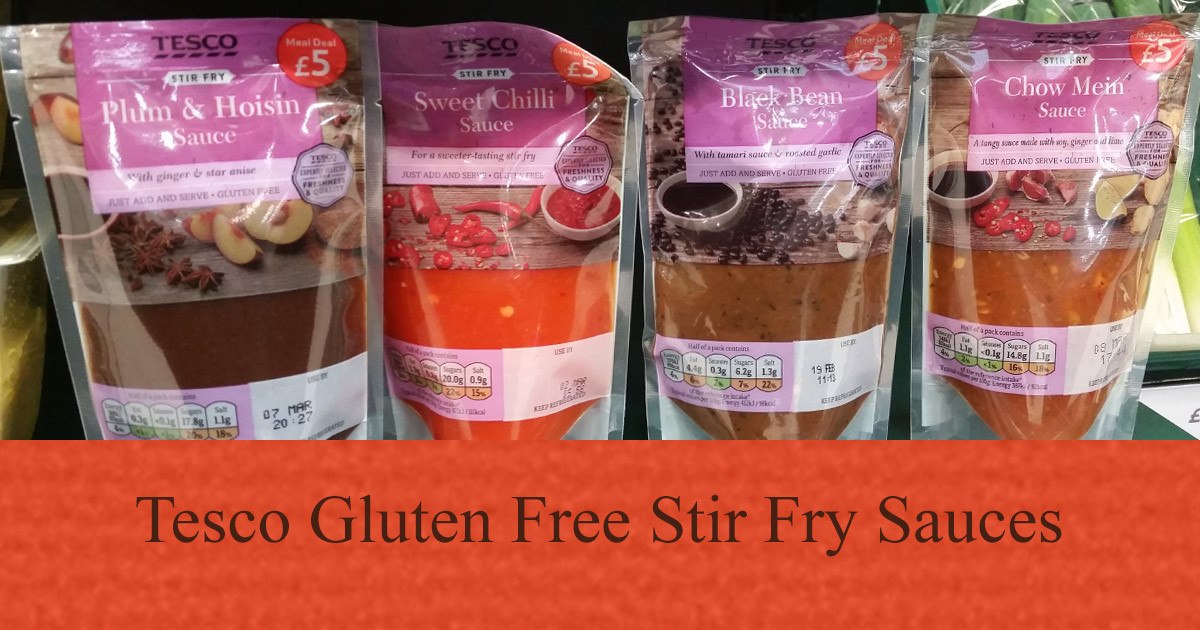 Tesco Gluten Free Stir Fry Sauces