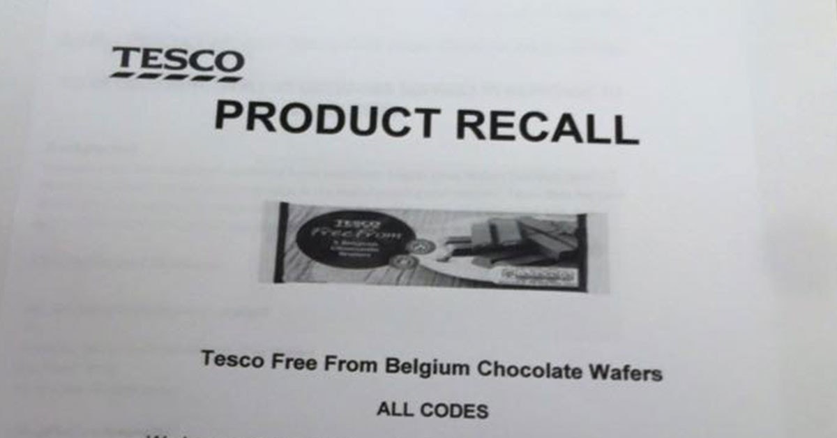 Tesco Recall