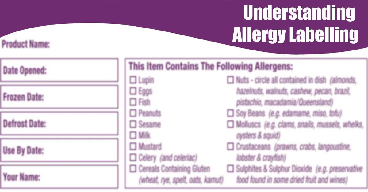 Understanding Allergy Labelling