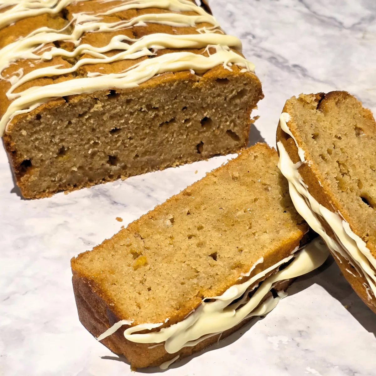 Gluten Free Pumpkin and White Chocolate Loaf Cake