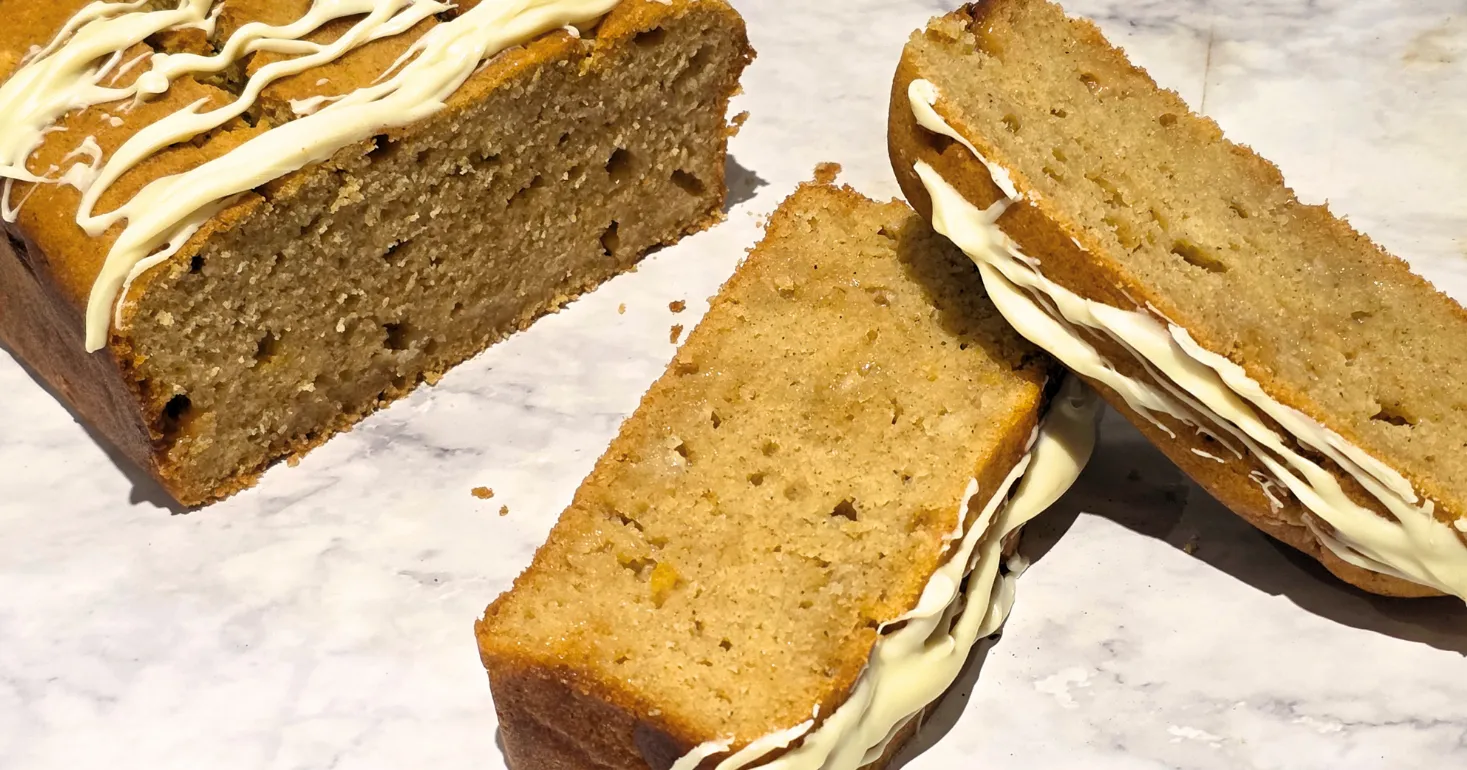Gluten Free Pumpkin and White Chocolate Loaf Cake