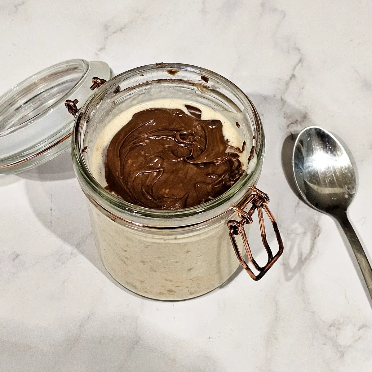 Gluten and Dairy Free Peanut Butter Cup Style Overnight Oats