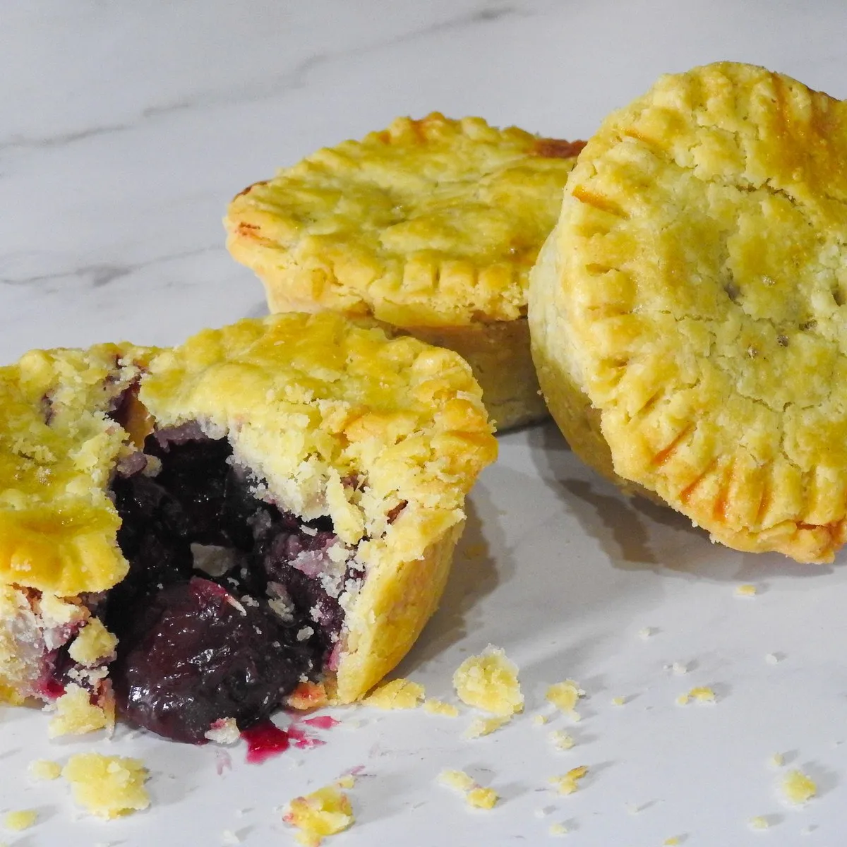 Gluten Free All Butter Pastry Cherry Pies