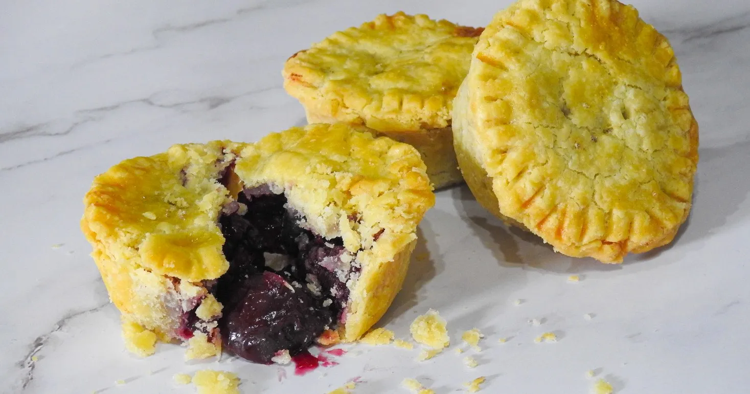 Gluten Free All Butter Pastry Cherry Pies