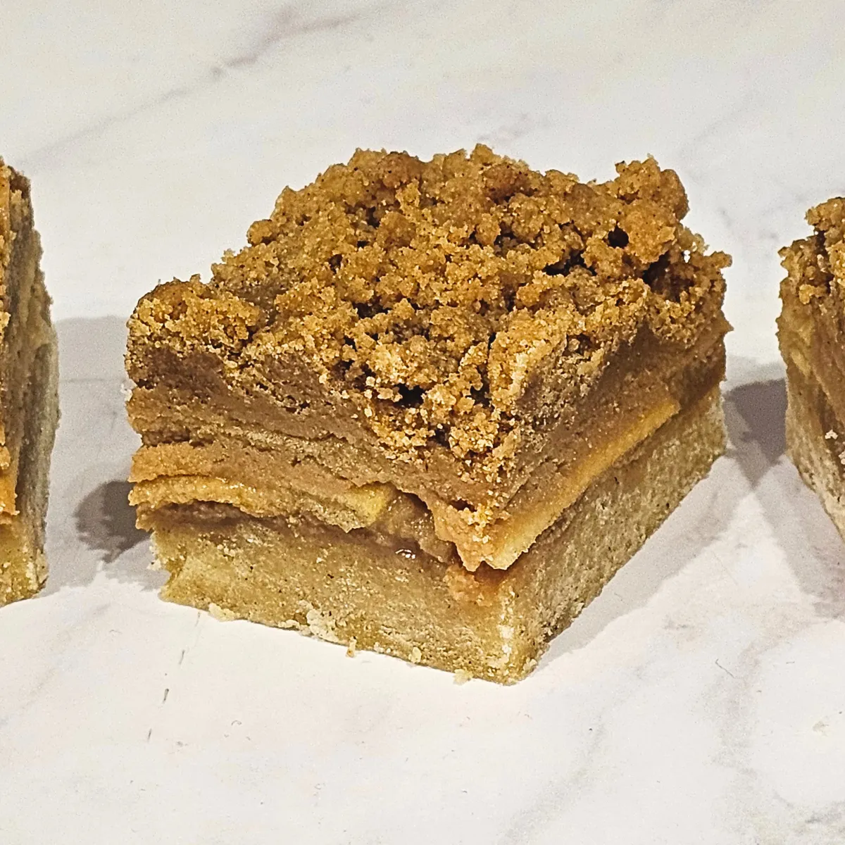 Gluten Free Apple Crumble Slices