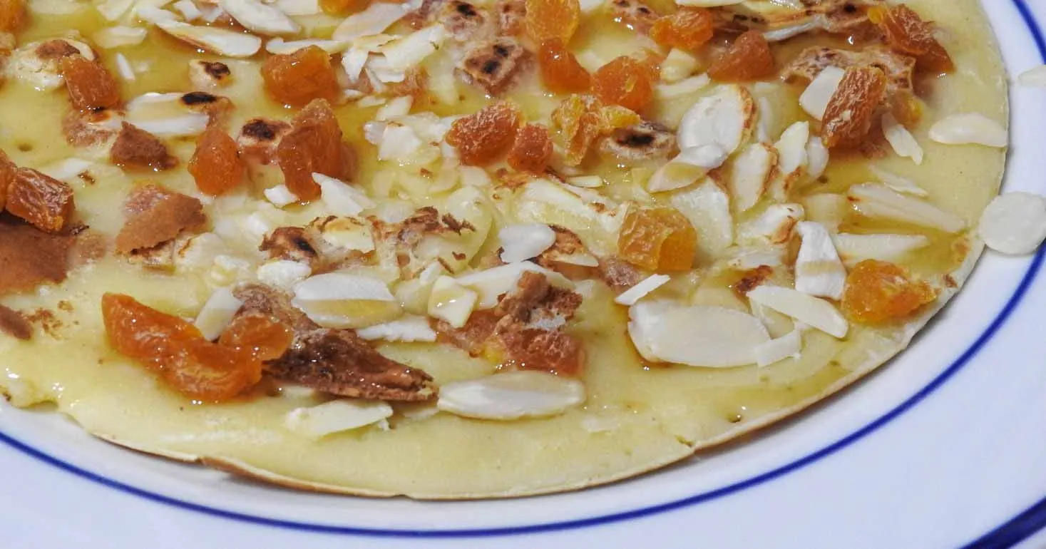 Gluten Free Apricot and Almond Pancakes