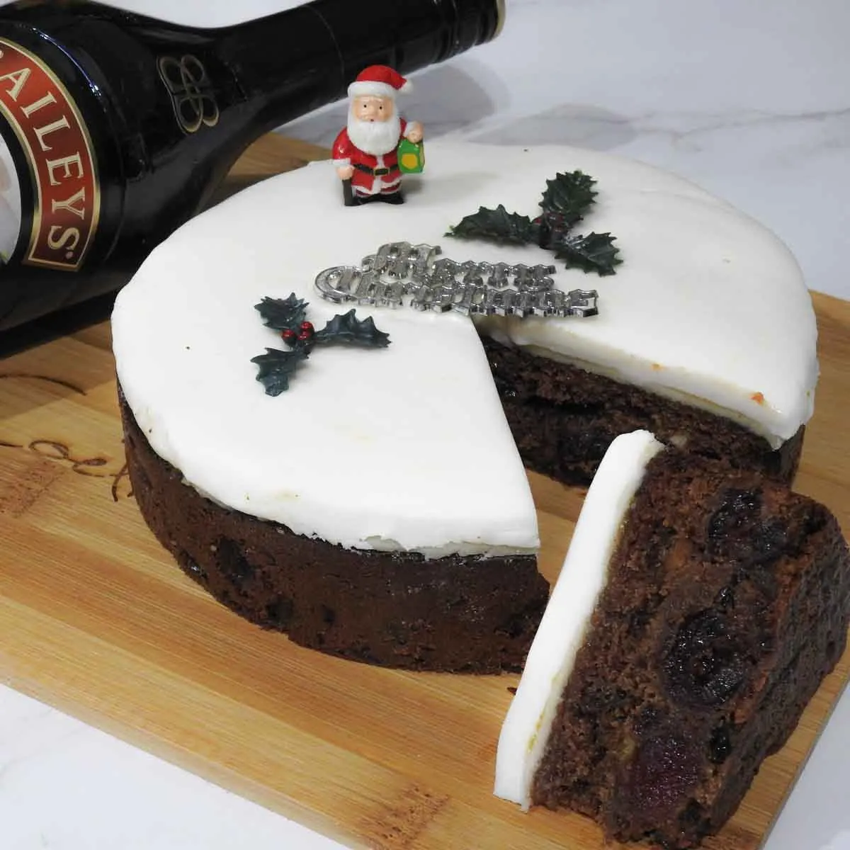 Gluten Free Baileys Christmas Cake