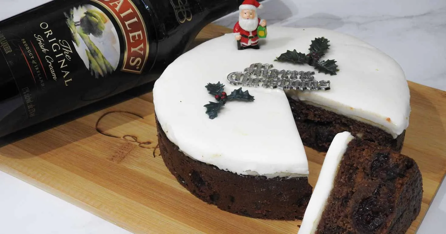 Gluten Free Baileys Christmas Cake