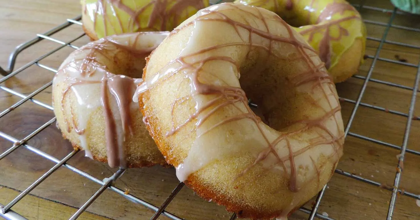 Gluten Free Baked Vanilla Donuts