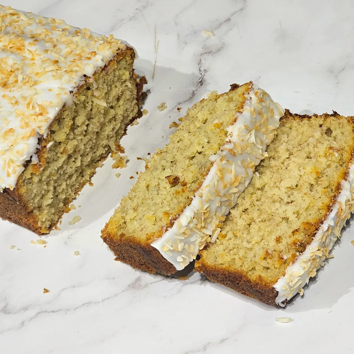 Gluten Free Banana, Coconut and Lime Cake