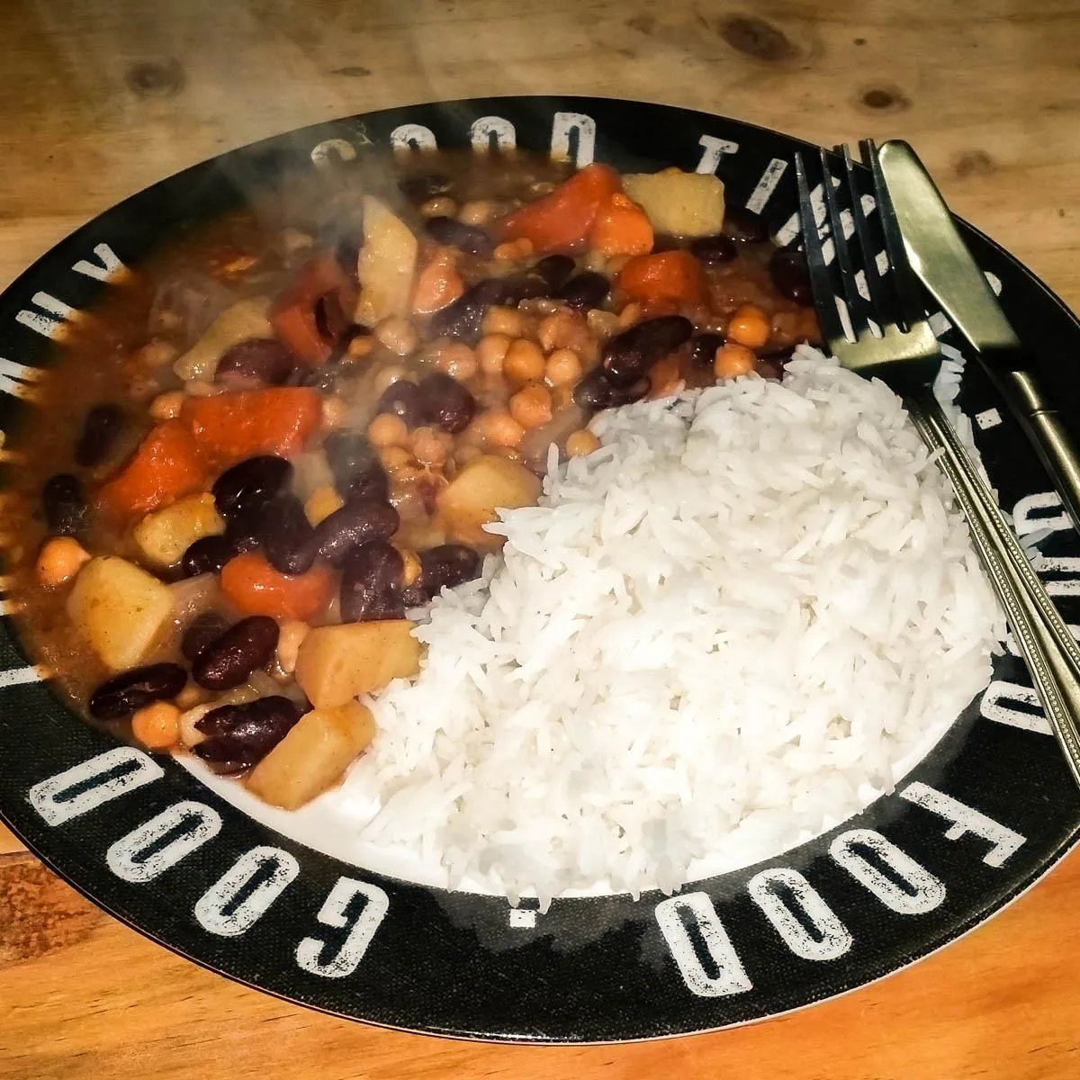 Gluten Free Bean and Potato Curry
