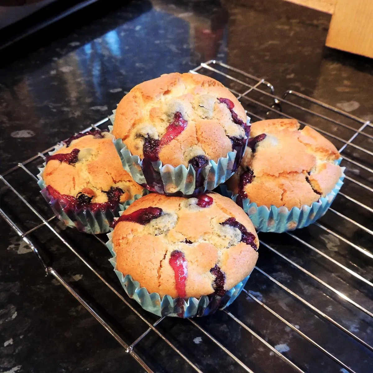 Gluten Free Blueberry and Lemon Muffins