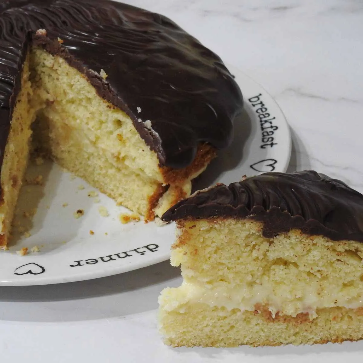 Gluten Free Boston Cream Pie