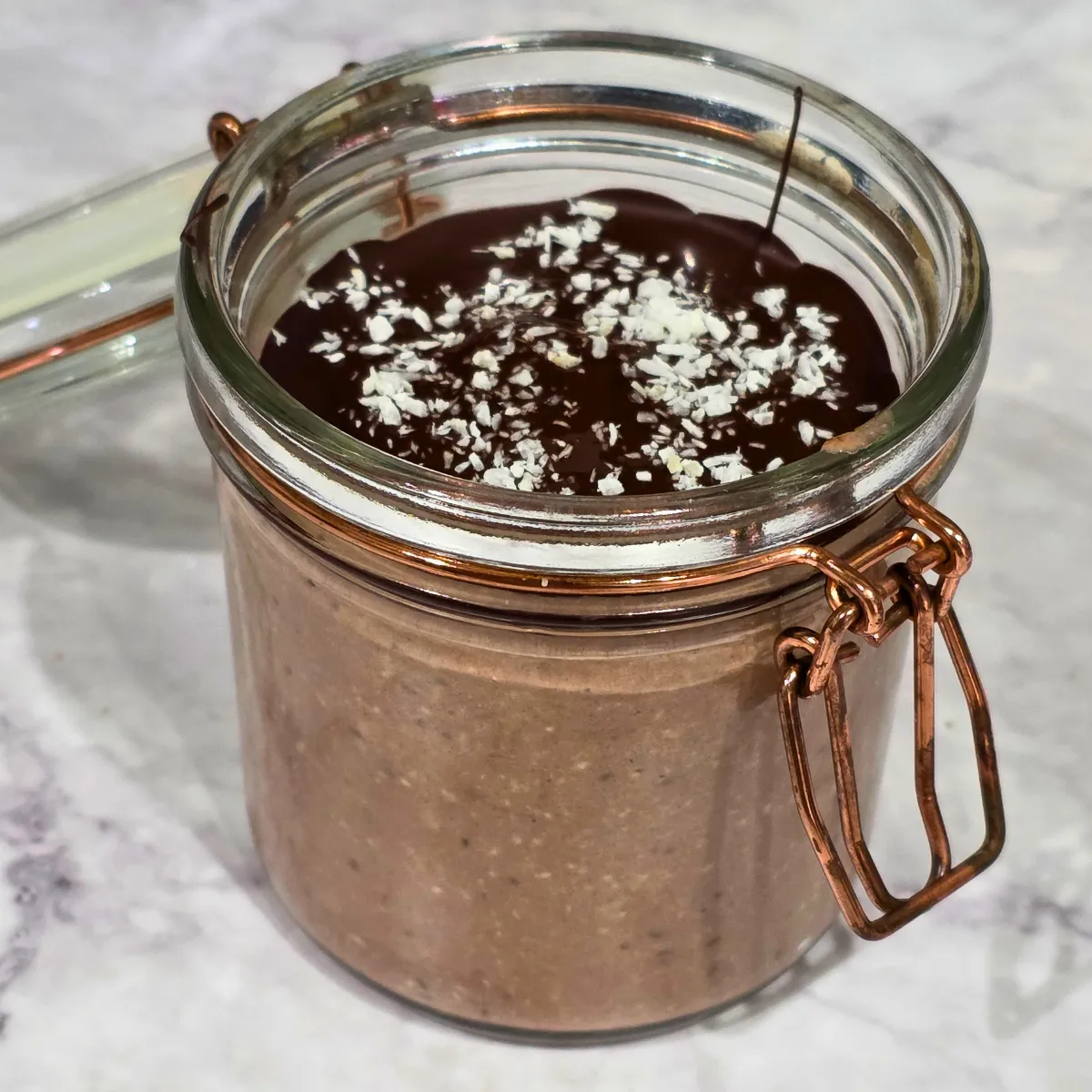 Gluten Free Bounty Inspired Overnight Oats