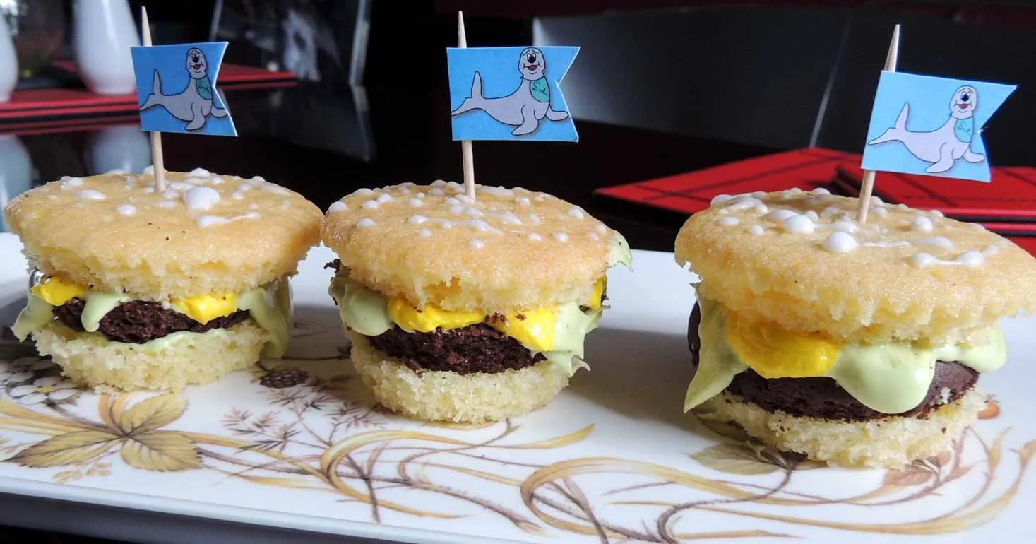 Gluten Free Burger Cupcakes