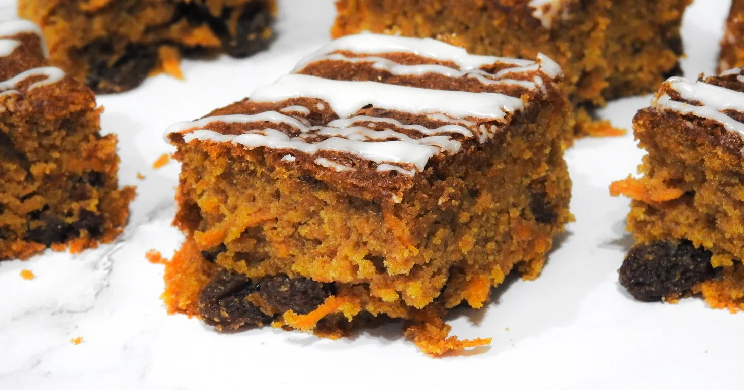 Gluten Free Carrot and Orange Cake Traybake