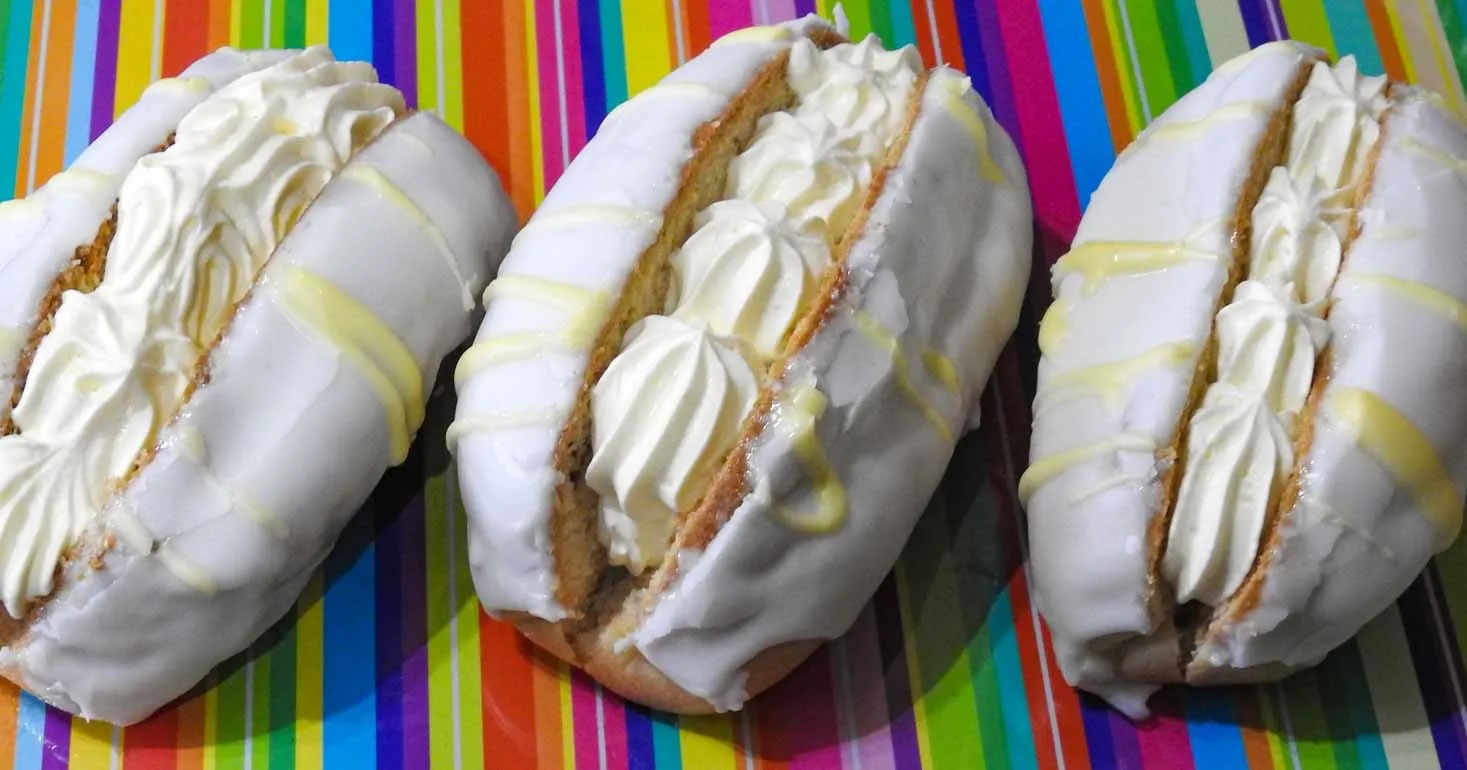 Gluten Free Cheat's Iced Buns