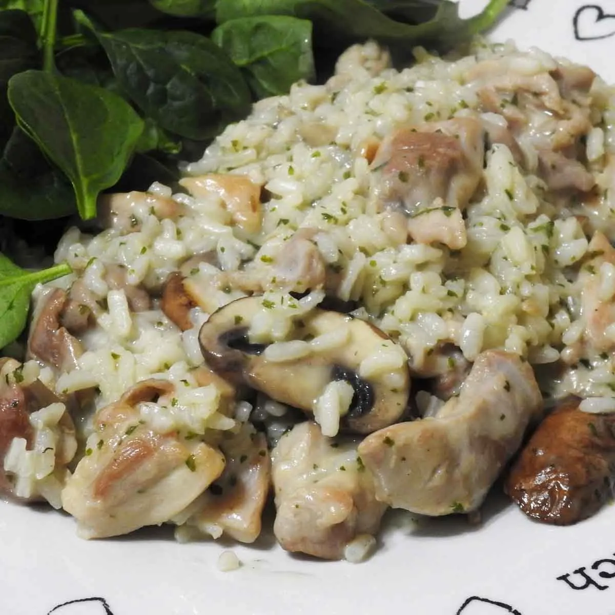 Gluten Free Chicken and Mushroom Risotto