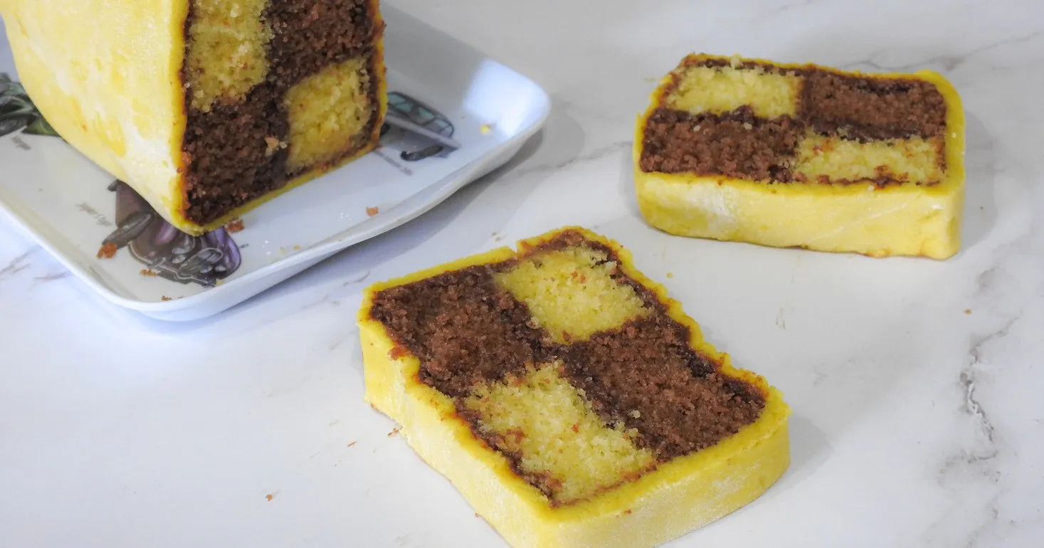 Gluten Free Chocolate Battenberg