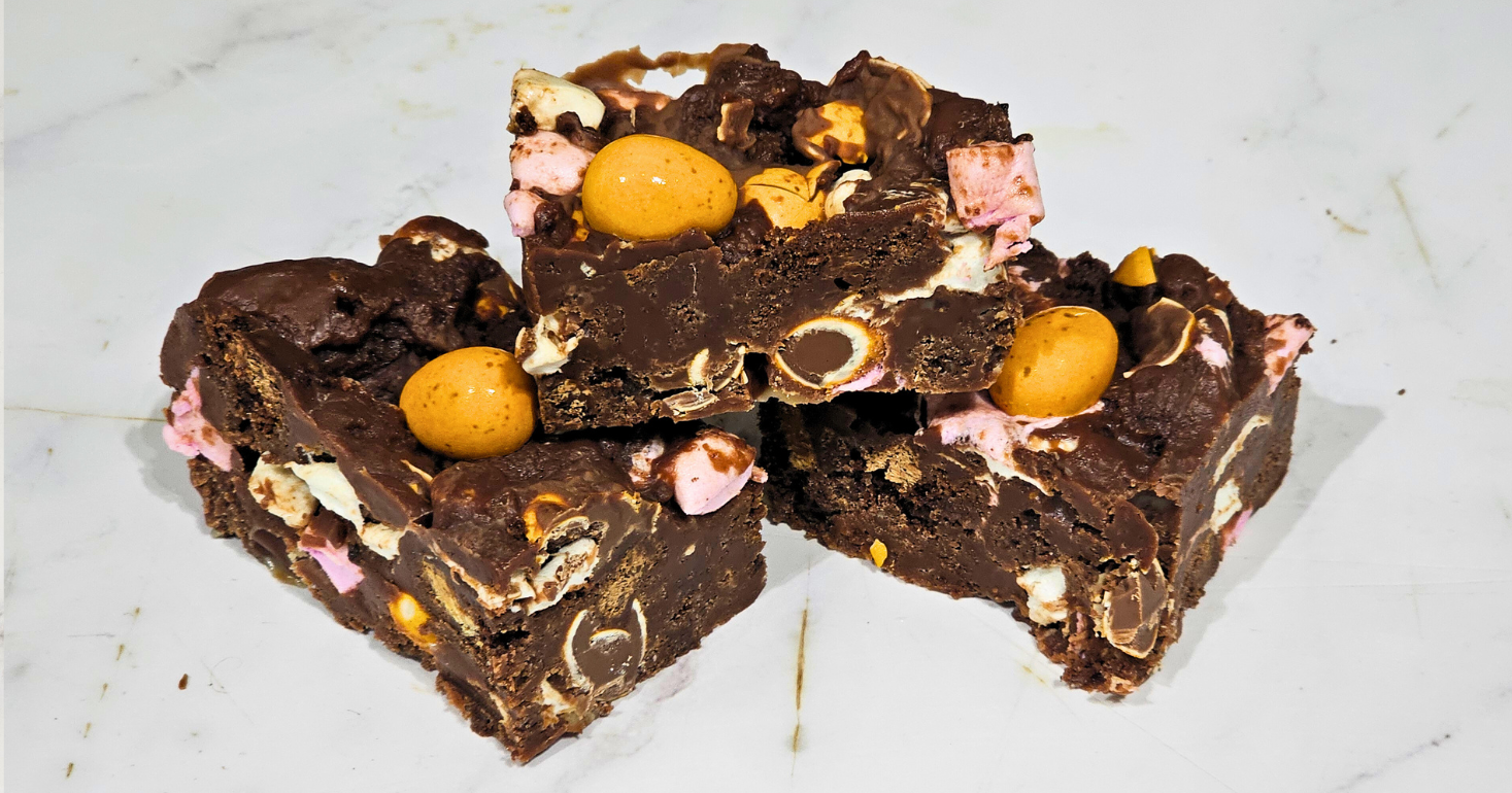 Gluten Free Chocolate Orange Mini Egg Easter Rocky Road