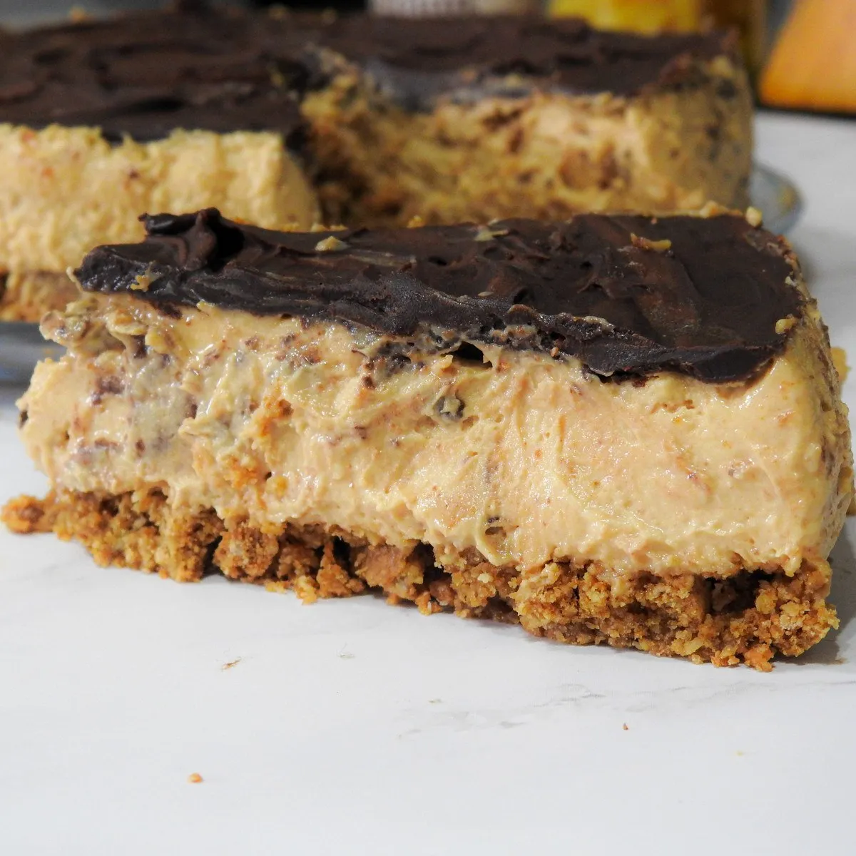 Gluten Free Chocolate Peanut Butter Cheesecake