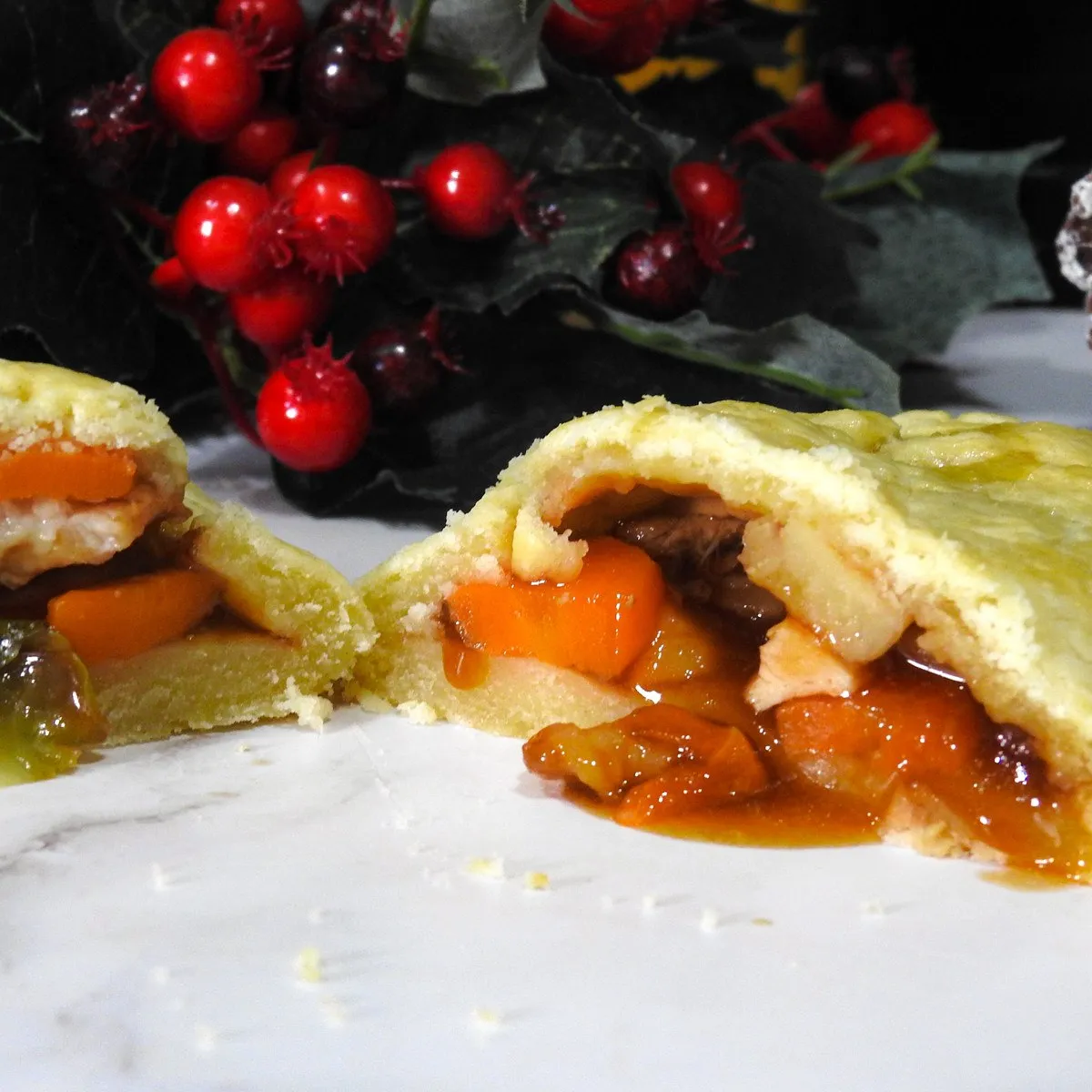 Gluten Free Christmas Leftovers Pasties
