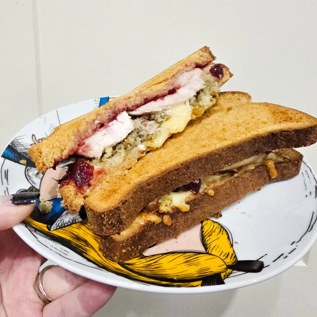 Gluten Free Christmas Toastie