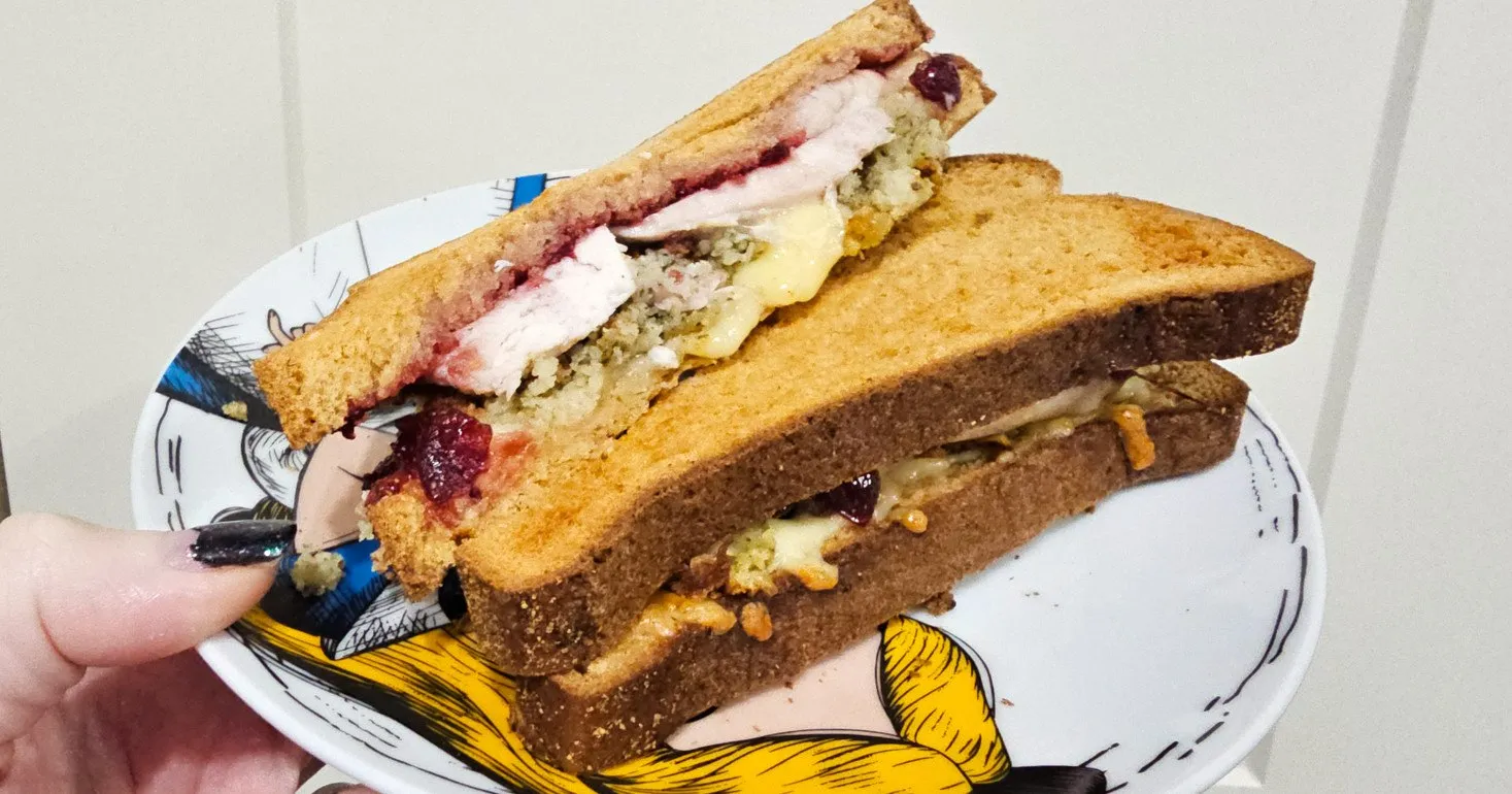 Gluten Free Christmas Toastie