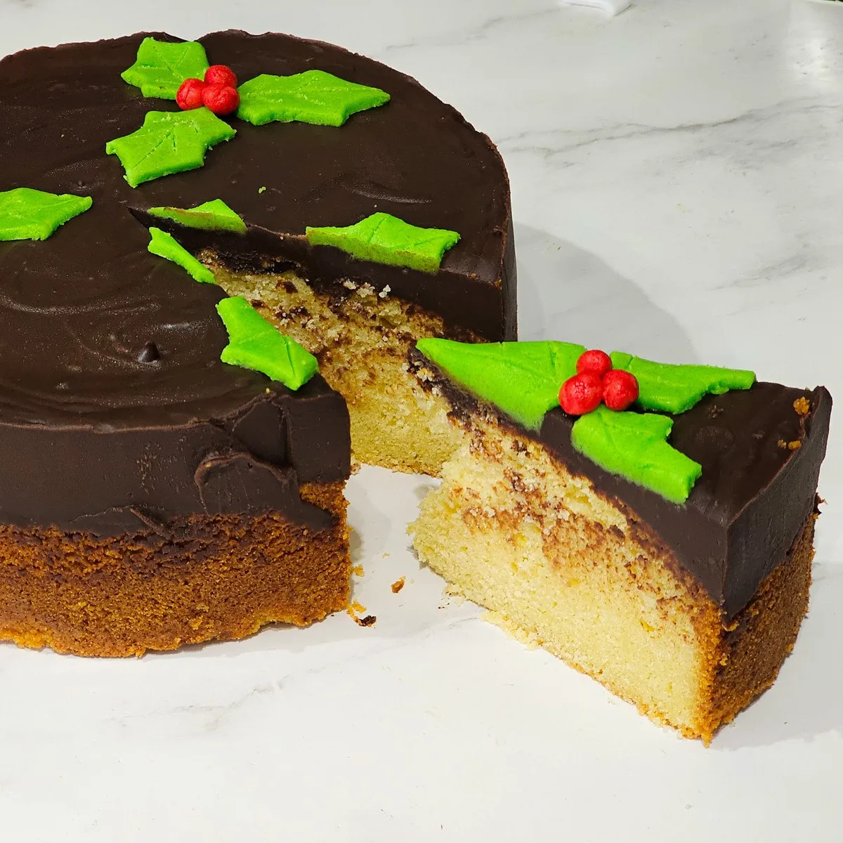 Gluten Free Christmas Tunis Cake