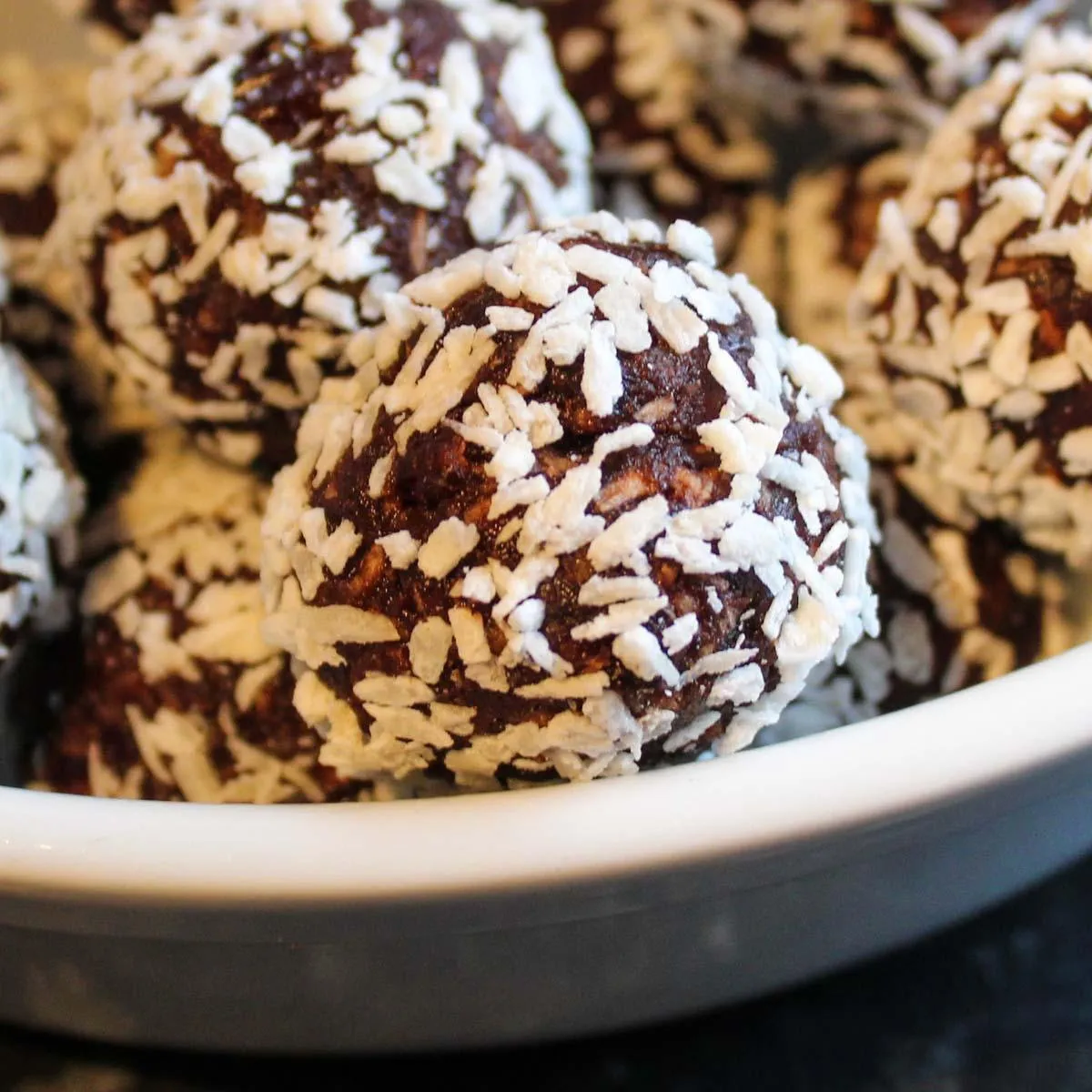 Gluten Free Cocoa-Coconut Energy Balls
